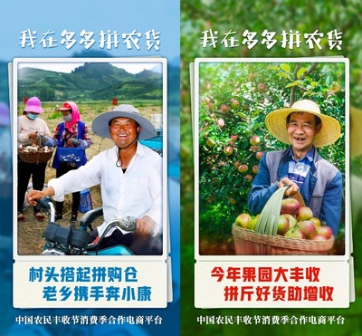 丰收节金秋消费季启动，农业农村部携手拼多多等平台力推日用百货助农增收